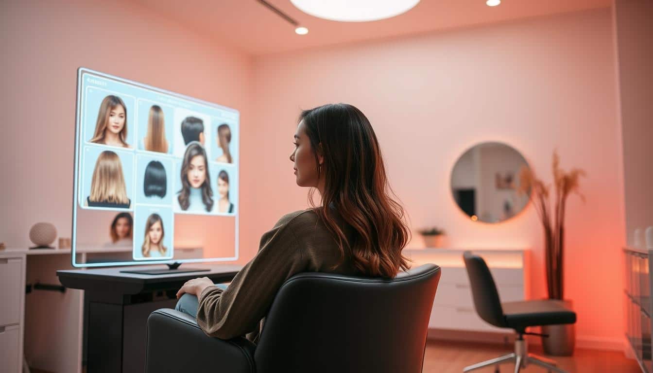 Aplicativo simula novo corte de cabelo online