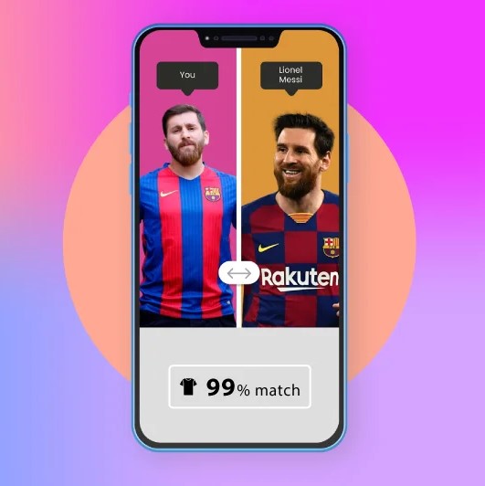 A striking image of a smartphone screen displaying the "StarByFace" app interface, with a stylized celebrity face prominently featured. The screen is surrounded by a dark, minimalist background, accentuating the app's sleek design and the intriguing celebrity resemblance. The lighting is soft and diffused, creating a sense of sophistication and professionalism. The camera angle is slightly elevated, giving the viewer a sense of looking down at the device, as if they are considering using the app themselves. The overall mood is one of intrigue and anticipation, hinting at the app's ability to reveal one's celebrity doppelganger.
