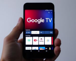 aplicativo GOOGLE TV no celular