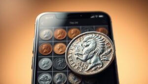 aplicativo para descobrir moedas raras