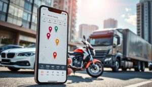 Aplicativo Rastreador de Carros Motos e Caminhões