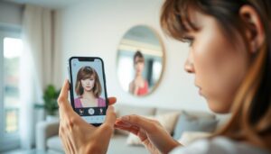 Simule seu novo corte de cabelo no celular