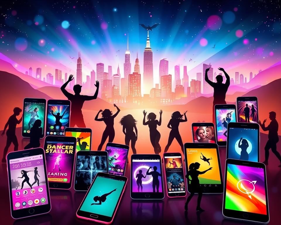 Universo de aplicativos de dança Universo de aplicativos de dança