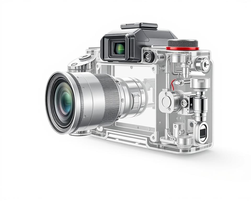 funcionamento da câmera para medição por realidade aumentada