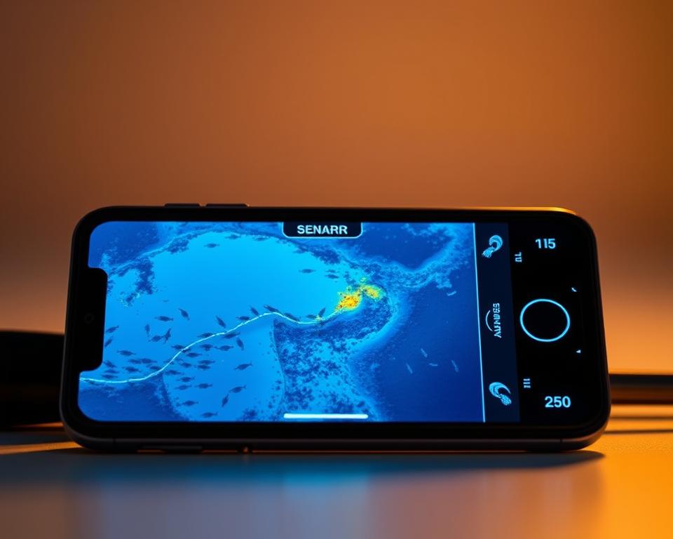 sonar para pesca no smartphone