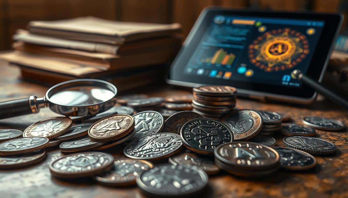Descubra se no seu Cofrinho Existem Moedas Raras Usando IA