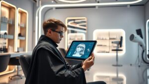 aplicativo que simula seu corte de cabelo