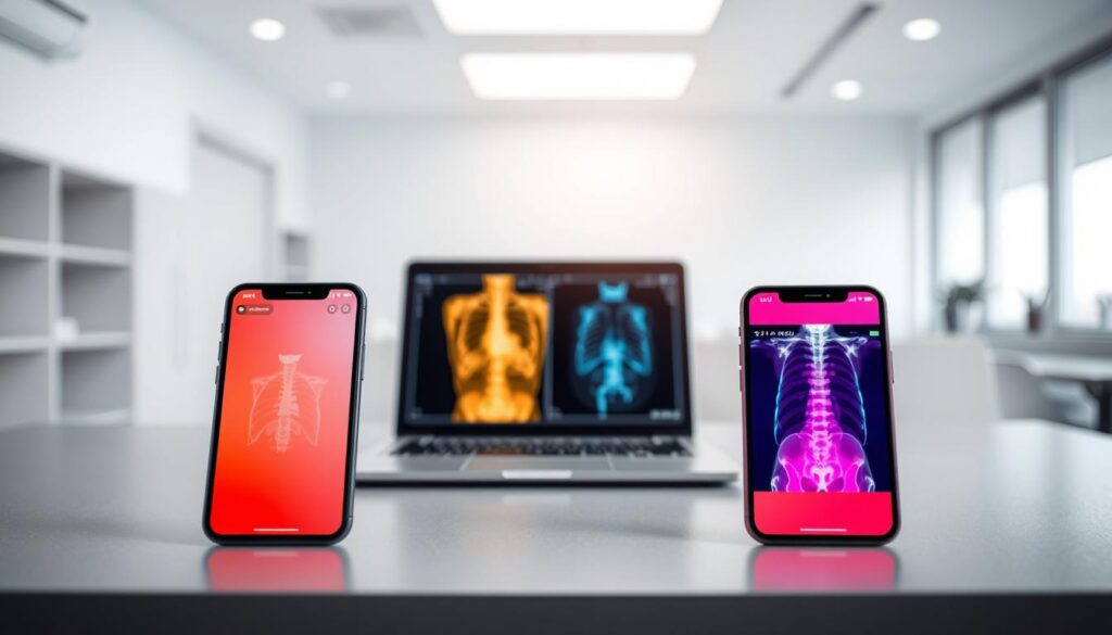 comparação apps radiologia