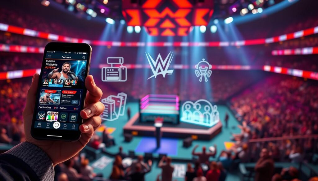 recursos exclusivos app wwe