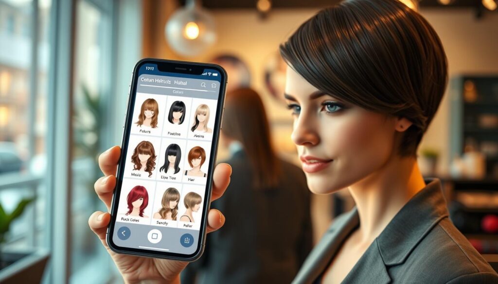 tendências e inovações em apps para cabelo