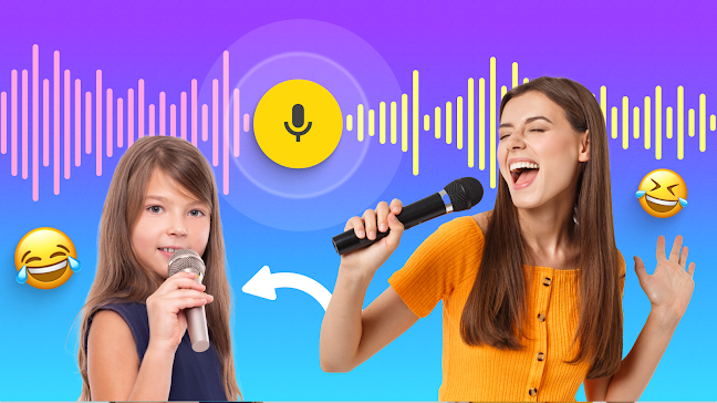 A modern, sophisticated vocal studio setting with a diverse group of three individuals engaged in advanced vocal transformation techniques. In the foreground, a focused woman in professional attire is speaking into a high-tech microphone, analyzing sound waves on a sleek computer screen. In the middle, a male voice coach gestures towards a digital display showcasing vocal modulation options. The background features soundproof walls lined with abstract panels, and colorful LED lights creating an inviting atmosphere. Soft overhead lighting illuminates the scene, casting a calm yet engaging vibe. Use a slight wide-angle lens to capture the essence of teamwork and innovation in voice transformation, emphasizing realism and technical sophistication.