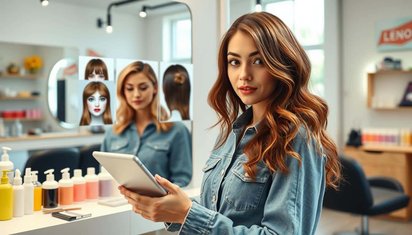 Mude o Visual com IA – Simule um Novo Corte ou Cor de Cabelo