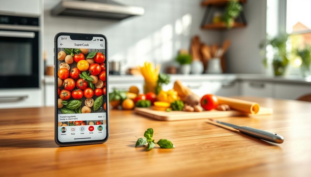 SuperCook aplicativo ingredientes disponíveis