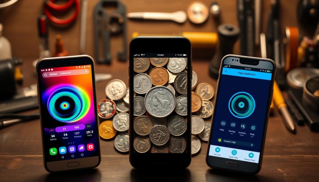 comparação de aplicativos de moedas