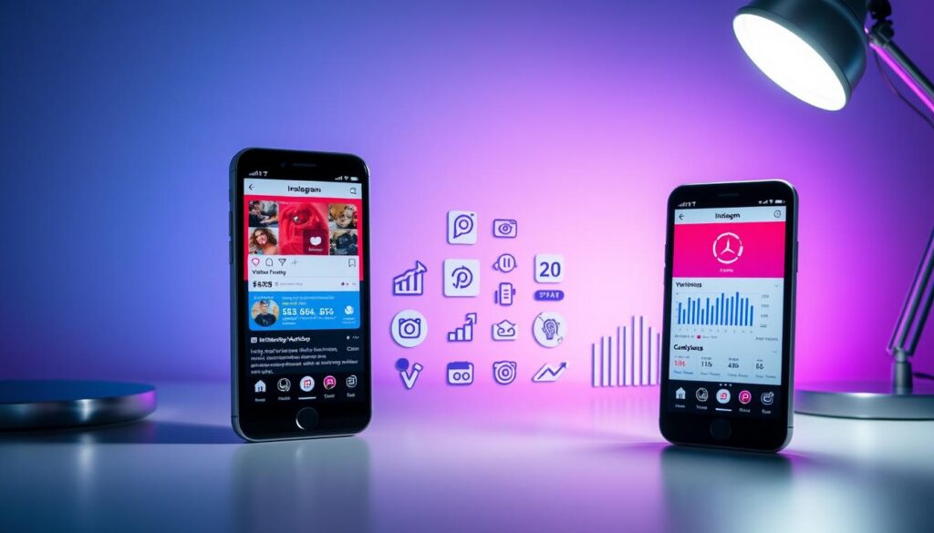 comparativo aplicativos monitoramento instagram