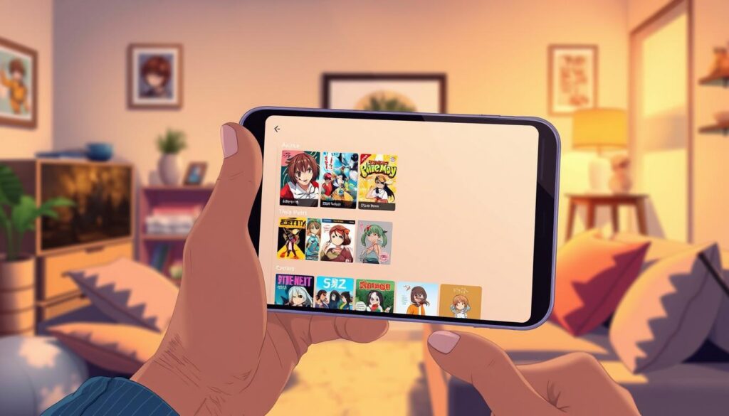 recursos aplicativo anime celular