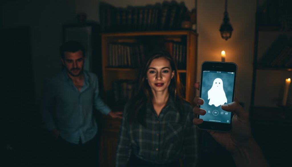 relatos usuários aplicativo detector fantasmas