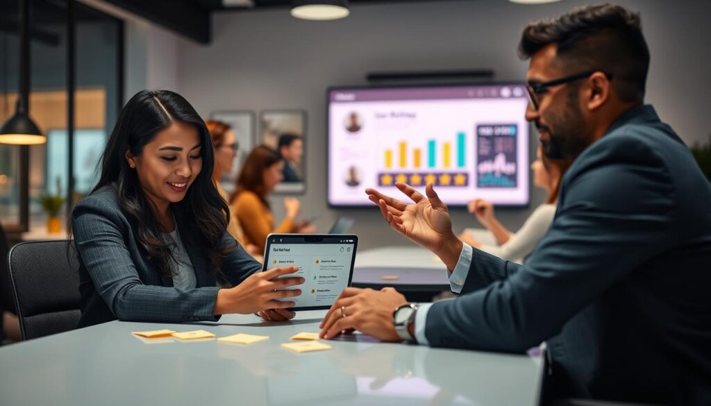 avaliações de usuários