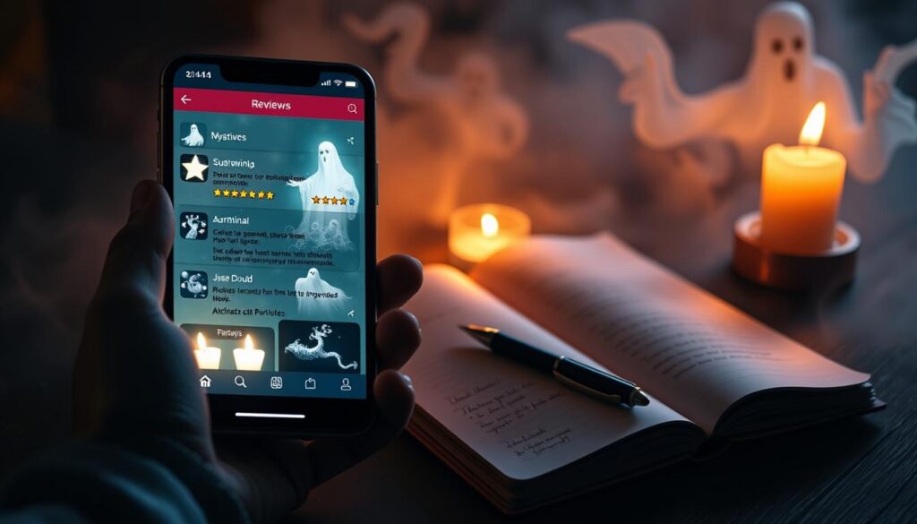 avaliações de usuários do aplicativo paranormal