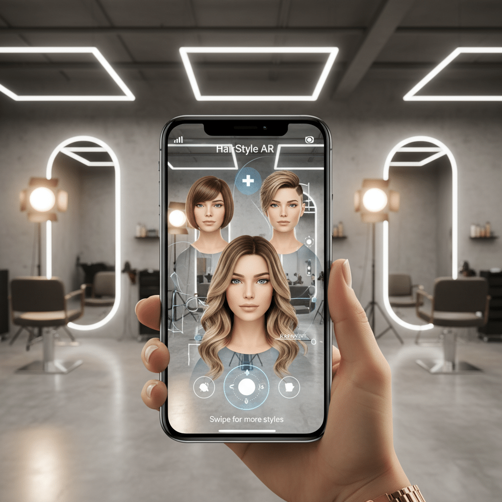 Como visualizar cortes de cabelo antes de ir ao salão com aplicativo