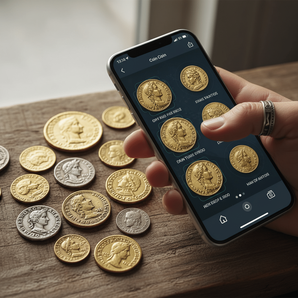 Como identificar moedas raras com seu celular usando detector de moedas
