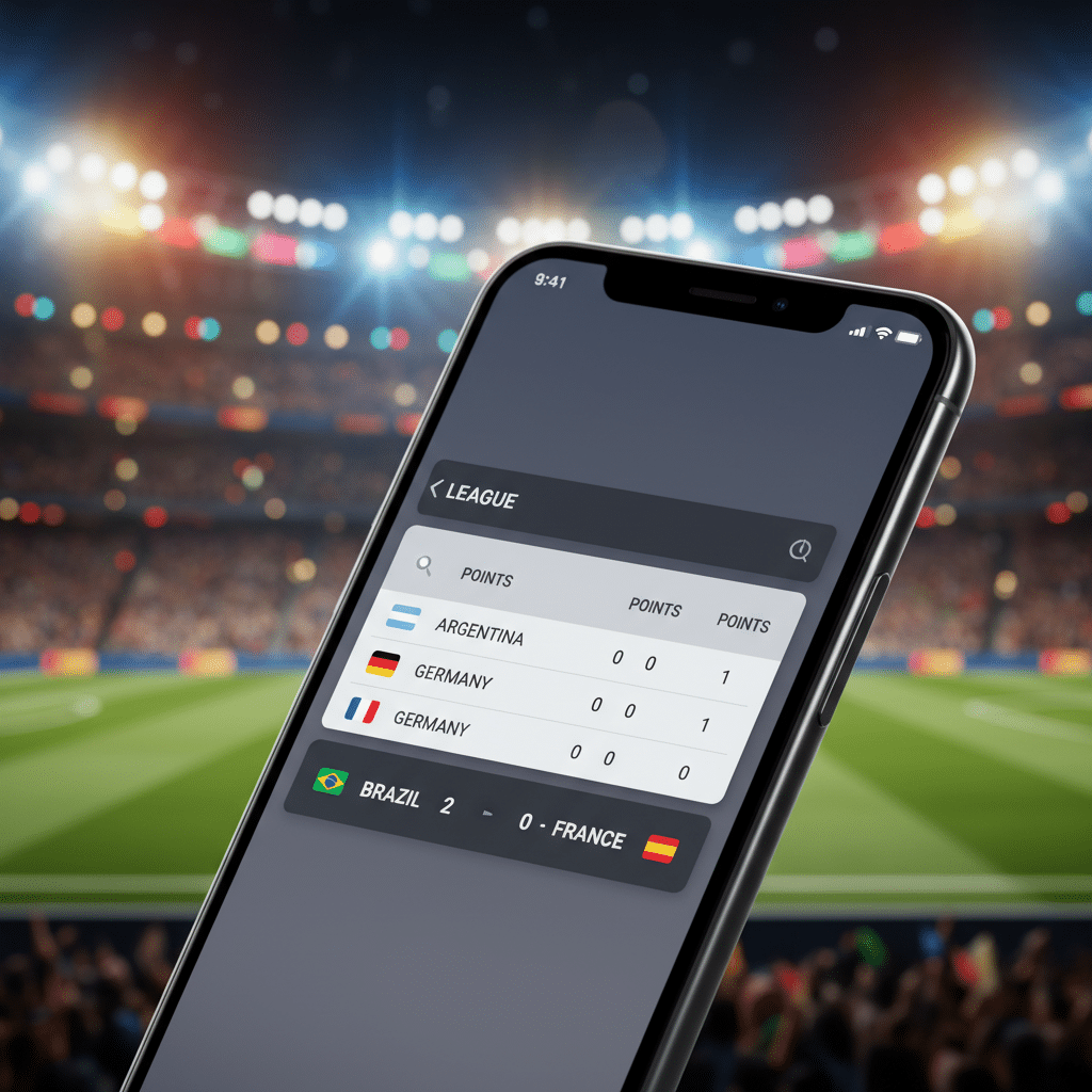 Aplicativo para Ver Tabela e Jogos da Copa do Mundo