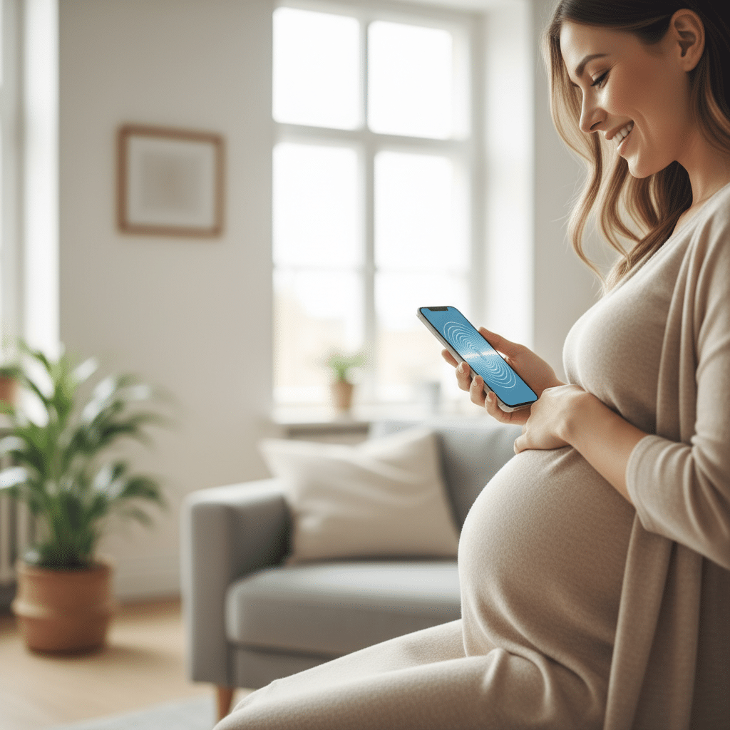 Como ouvir os batimentos cardíacos do bebê na barriga com aplicativo