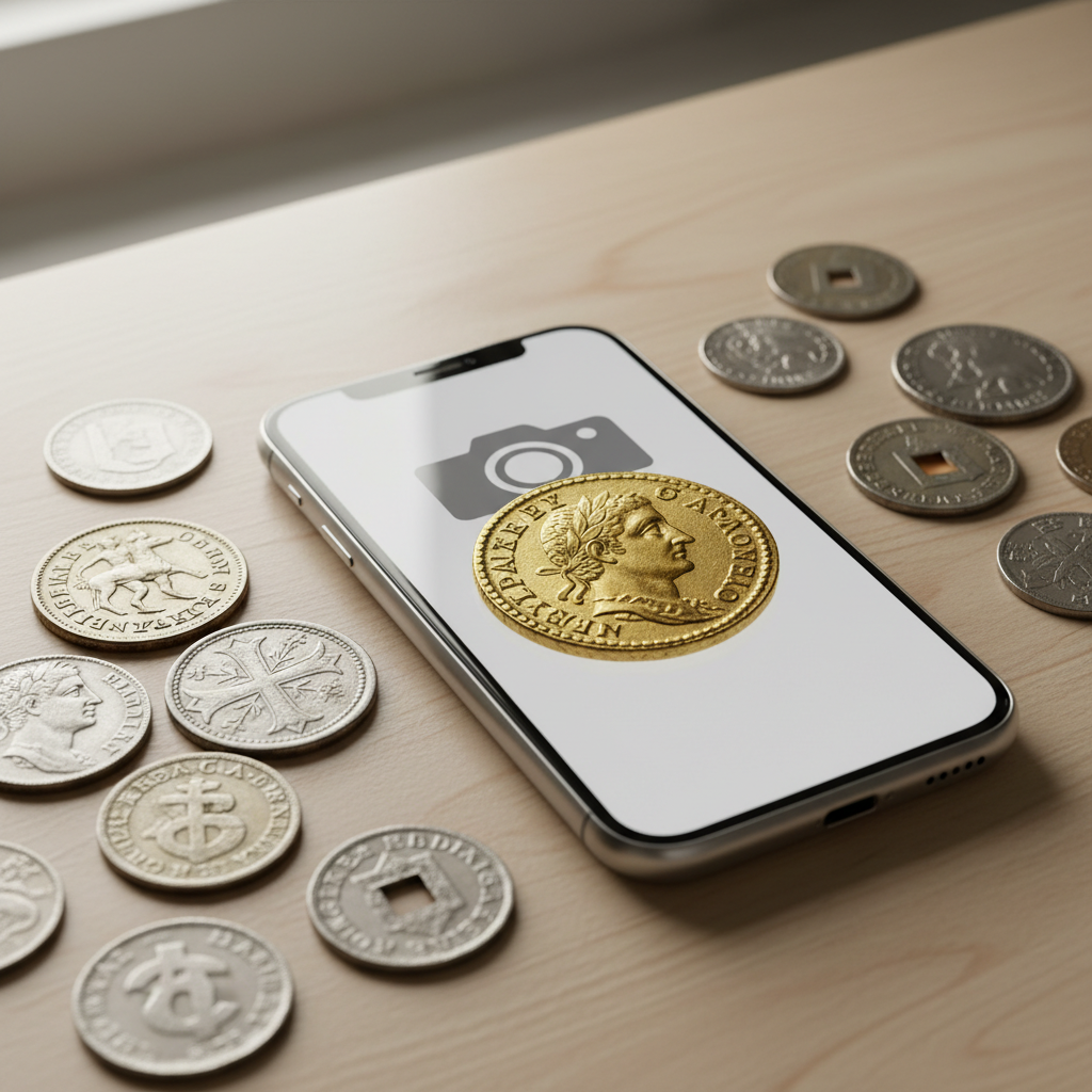 Guia prático para identificar moedas raras com seu celular