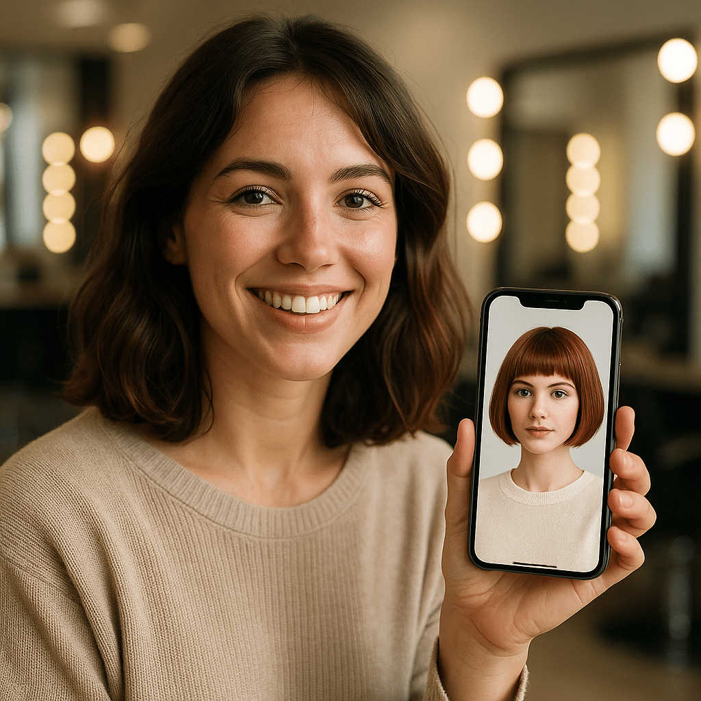 Como visualizar cortes e penteados femininos com IA antes de ir ao salão