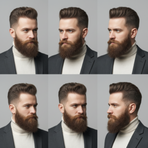Tendências de Cortes e Barbas Masculinas: Explore com IA