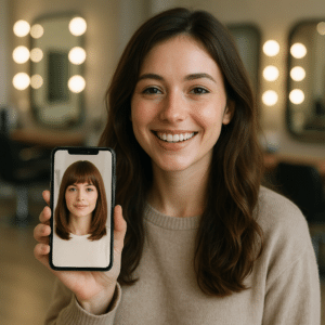 Como visualizar cortes e penteados femininos com IA antes de ir ao salão