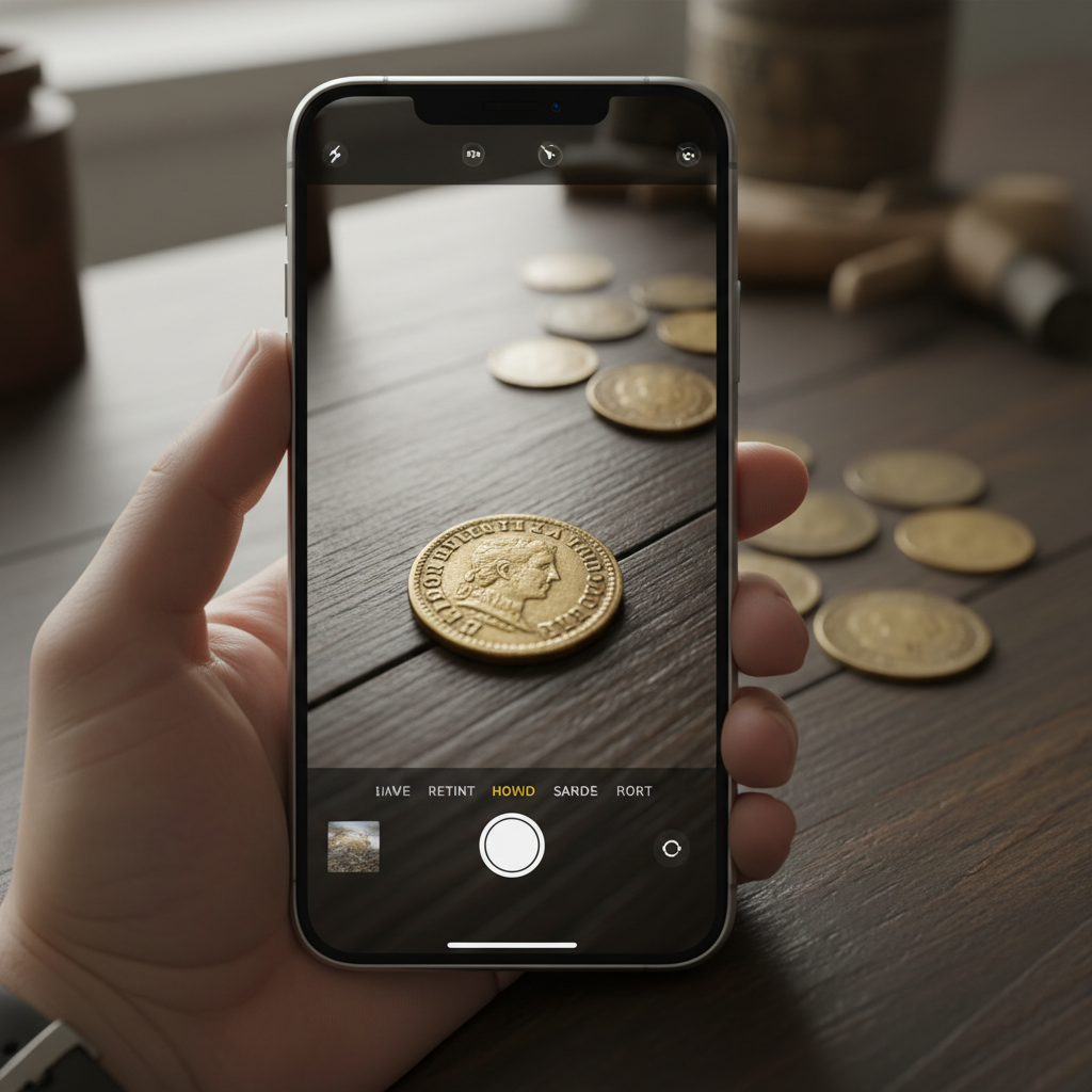 Como identificar moedas raras com seu celular usando aplicativos