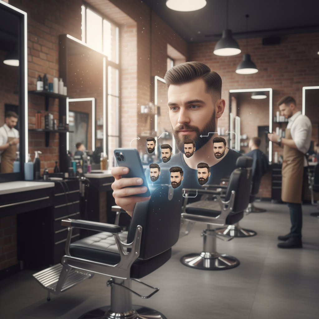 Simule cortes de cabelo e tipos de barba antes de ir na barbearia usando IA
