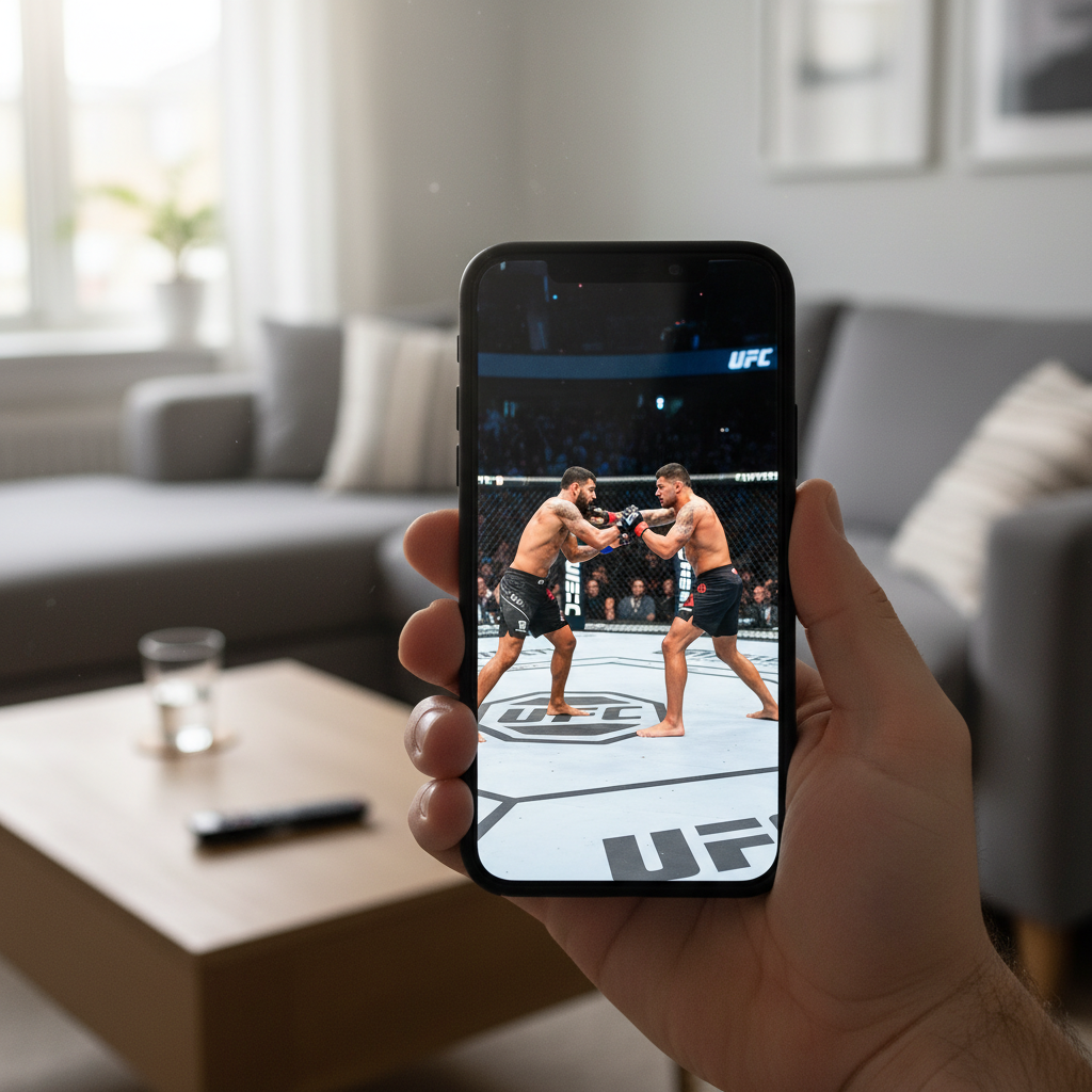 Como assistir UFC pelo celular: os melhores apps para não perder nenhum combate