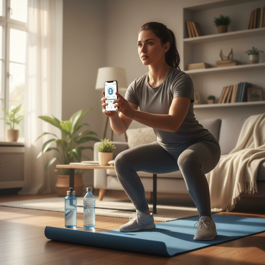 Como queimar caloria em casa com aplicativos: guia prático para treinar no celular