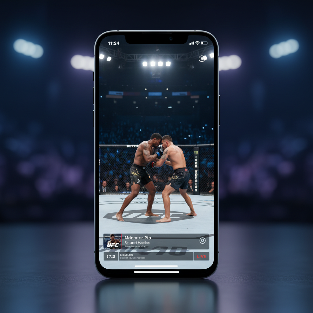 Aplicativo para assistir a todas as lutas do UFC em tempo real