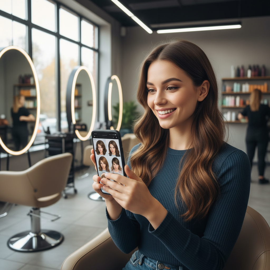 Experimente cortes de cabelo com IA antes de ir ao salão