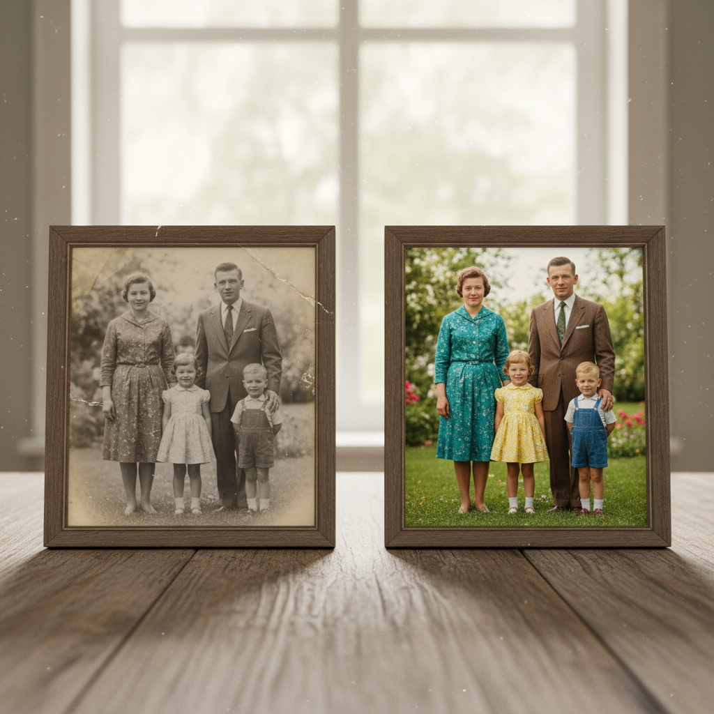 Como dar vida a fotos antigas com aplicativos de restauração