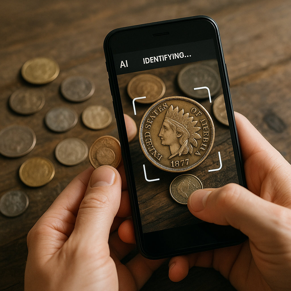 App de IA: Identifique Moedas Raras em Segundos