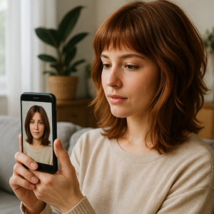 Teste Cortes e Penteados com IA antes de ir ao Salão