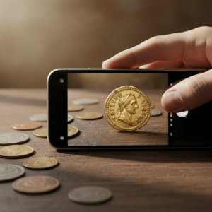 Como identificar moedas raras com seu celular usando aplicativos