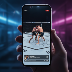 Aplicativo para assistir a todas as lutas do UFC em tempo real