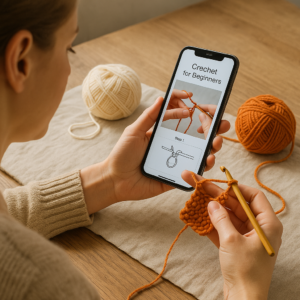 Aprenda Crochê do Zero com App Prático