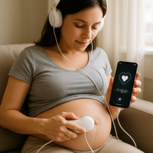 Ouça as Batidas do Coração do seu Bebê no APP