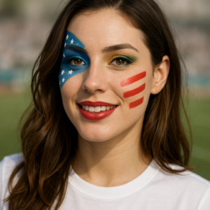IA Simula Maquiagens Copa 2026 Torça Para Seu País