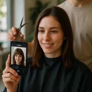 IA Simula um Novo Estilo de Corte para seus Cabelos