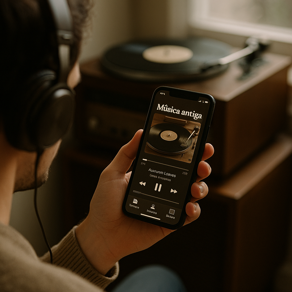 Melhor App para Ouvir Música Antiga