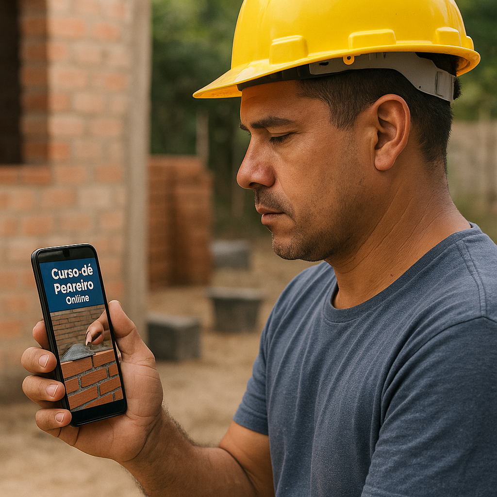 Curso de Pedreiro no Celular: Aprenda Online