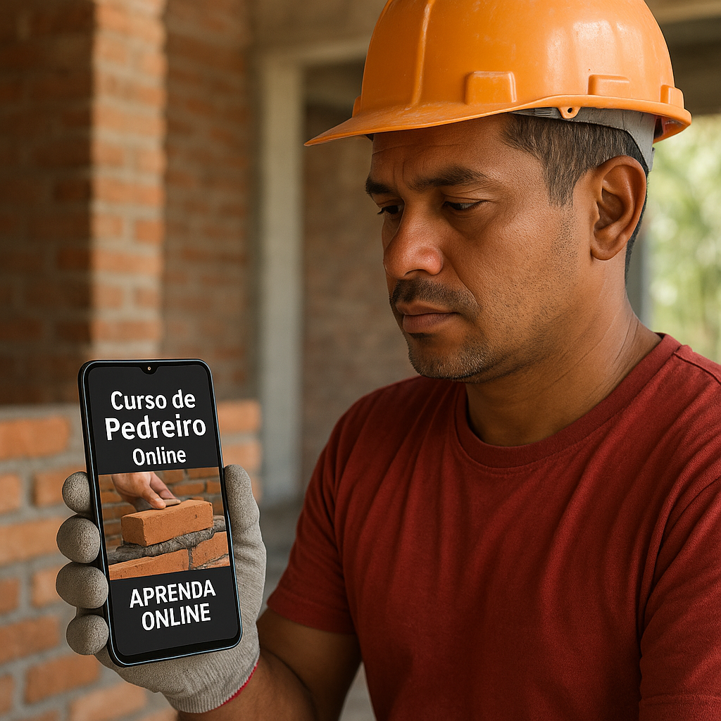 Curso de Pedreiro no Celular: Aprenda Online