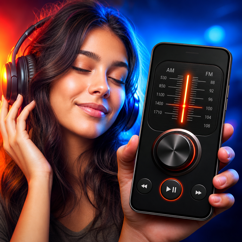 Aplicativo de Rádio AM/FM: Ouça Online